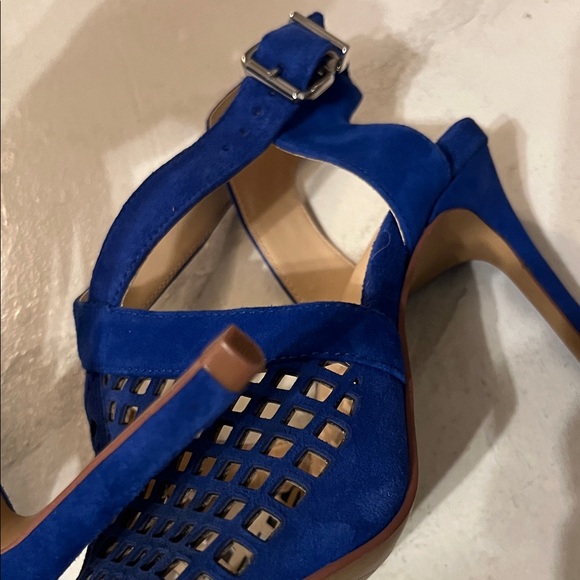 Vince Camuto Royal Blue Heeled Sandals - Picture 11 of 11